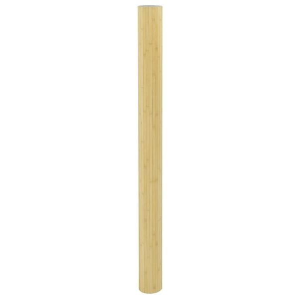 vidaXL Kamerscherm breedte 600 cm hoogte 165 cm bamboe lichtnaturel