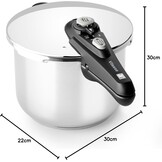 BRA Vitesse Snelkookpan - 6 liter - RVS