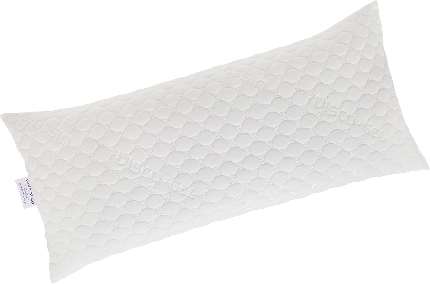 Todocama Visco-gel Kussen Set van 2 - 70 cm - Wit