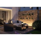 Paulmann 93921 Outdoor Plug & Shine vloerinbouwarmatuur IP67 3000K 8W 24V stralingshoek 95 ° 93921 LED inbouwspot terrasverlichting, buitenverlichting, 90 x 5,4 x 4,5 cm, Antraciet
