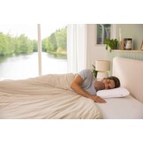 TEMPUR Symphony hoofdkussen, stevig liggevoel, L (63 x 43 x 14 cm), wit - Maat L (63 x 43 x 14 cm)