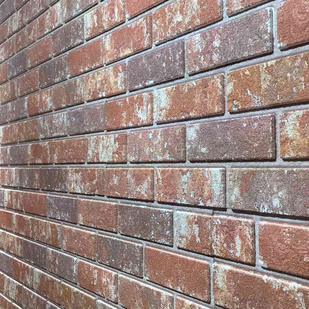 vidaXL Wandpanelen 10 st 3D donkerbruine en grijze baksteen EPS