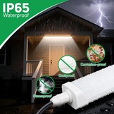 WARMELLE LED Batten Licht 120 cm - 36W - IP65 - 6600lm - 4 Pack