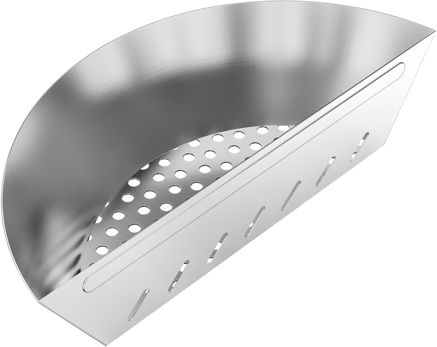Onlyfire RVS Houtskoolmanden voor 57 cm en 67 cm Kogelbarbecue - Zilver