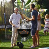 Onlyfire RVS Houtskoolmanden voor 57 cm en 67 cm Kogelbarbecue - Zilver
