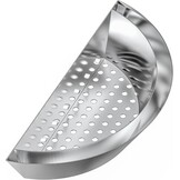 Onlyfire RVS Houtskoolmanden voor 57 cm en 67 cm Kogelbarbecue - Zilver