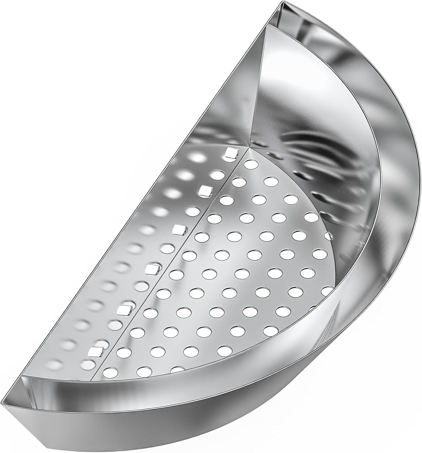 Onlyfire RVS Houtskoolmanden voor 57 cm en 67 cm Kogelbarbecue - Zilver