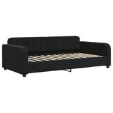 vidaXL Slaapbank 100x200 cm fluweel zwart