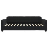 vidaXL Slaapbank 100x200 cm fluweel zwart