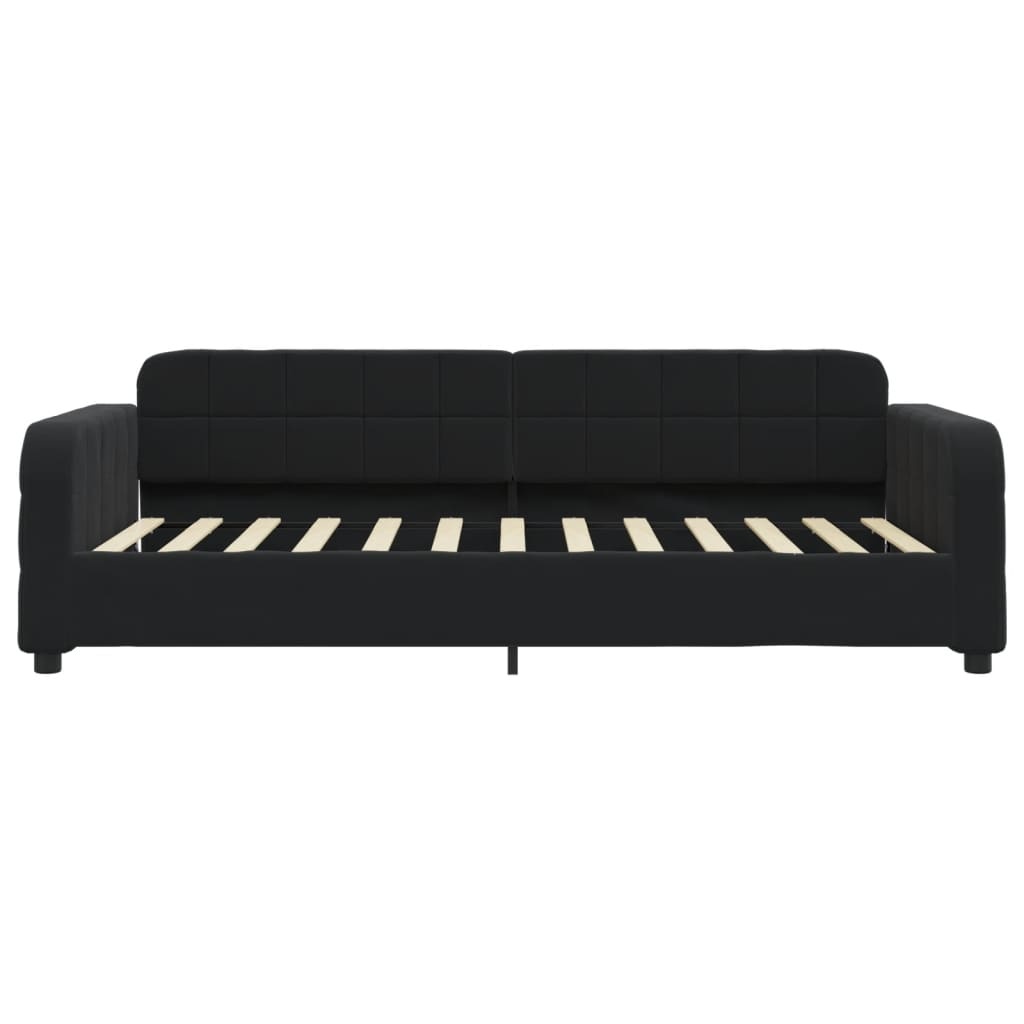 vidaXL Slaapbank 100x200 cm fluweel zwart