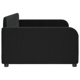vidaXL Slaapbank 100x200 cm fluweel zwart