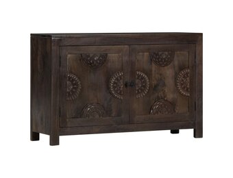 vidaXL Dressoir met gesneden ontwerp 110x35x70 cm massief mangohout