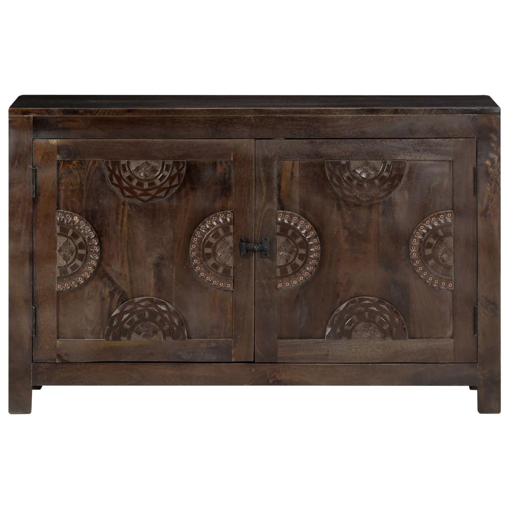vidaXL Dressoir met gesneden ontwerp 110x35x70 cm massief mangohout