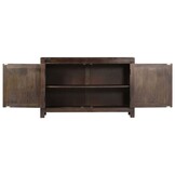 vidaXL Dressoir met gesneden ontwerp 110x35x70 cm massief mangohout