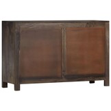 vidaXL Dressoir met gesneden ontwerp 110x35x70 cm massief mangohout