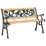 vidaXL Tuinbank 2 -Seater 116 x 54 x 73 cm Hout Bruin Rechthoekig