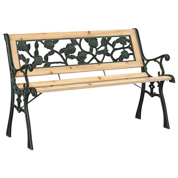 vidaXL Tuinbank 2 -Seater 116 x 54 x 73 cm Hout Bruin Rechthoekig