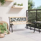 vidaXL Tuinbank 2 -Seater 116 x 54 x 73 cm Hout Bruin Rechthoekig