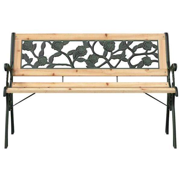 vidaXL Tuinbank 2 -Seater 116 x 54 x 73 cm Hout Bruin Rechthoekig