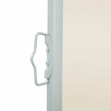 vidaXL Tuinscherm uittrekbaar 100x500 cm crème