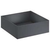 vidaXL Plantenbak 2 st Antraciet 60 x 60 x 20 cm Koudgewalst staal