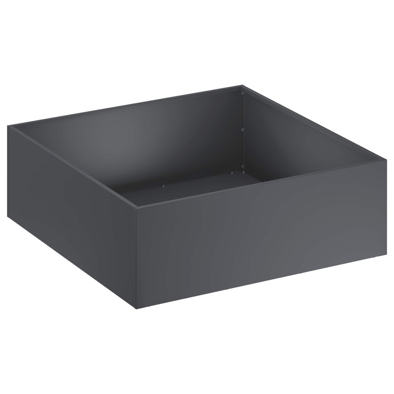 vidaXL Plantenbak 2 st Antraciet 60 x 60 x 20 cm Koudgewalst staal