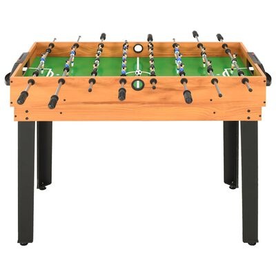 vidaXL Multispeeltafel 15-in-1 121x61x82 cm esdoornkleurig