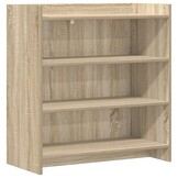 vidaXL Dressoir Sonoma Eiken 75 x 36 x 80 cm Bewerkt hout