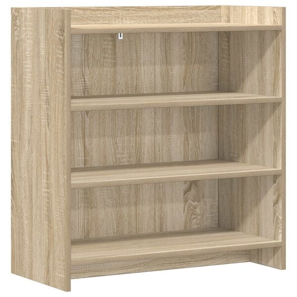 vidaXL Dressoir Sonoma Eiken 75 x 36 x 80 cm Bewerkt hout