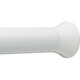 Amazon Basics Telescopische douchegordijnstang om in te klemmen, 91-137 cm, wit