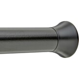 Amazon Basics Telescopische douchegordijnstang om in te klemmen, 91-137 cm, wit