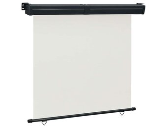 vidaXL Balkonscherm 175x250 cm crèmekleurig
