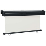 vidaXL Balkonscherm 175x250 cm crèmekleurig