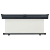 vidaXL Balkonscherm 175x250 cm crèmekleurig