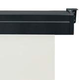 vidaXL Balkonscherm 175x250 cm crèmekleurig