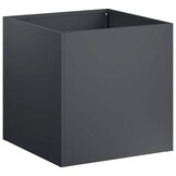 vidaXL Plantenbak 2 st Antraciet 25 x 25 x 25 cm Koudgewalst staal