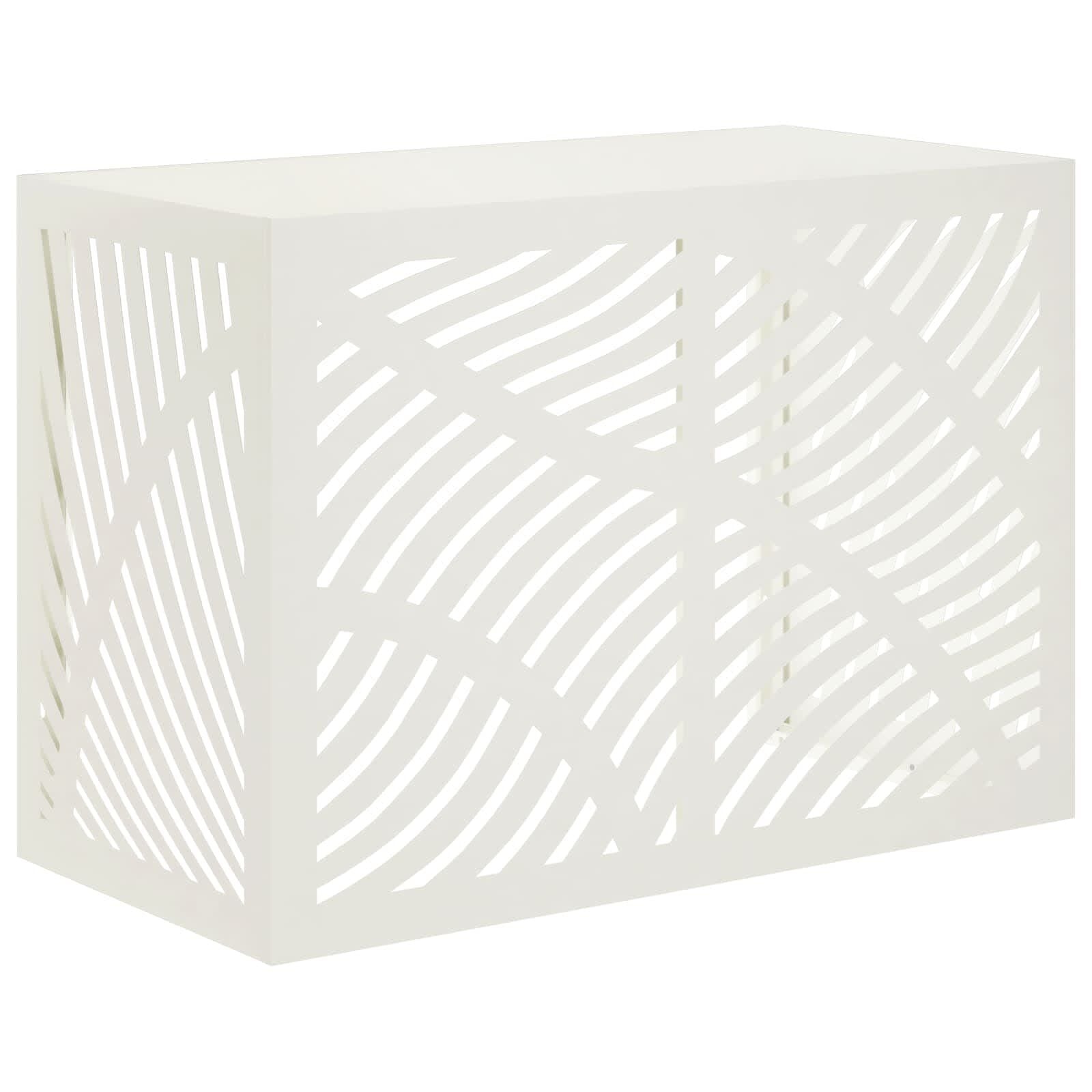 Luchtconditionerhoes Buitenunit Wit Staal 100x50x70cm - 59% Korting