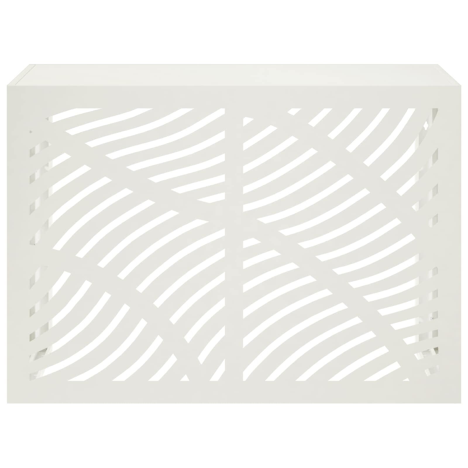 Luchtconditionerhoes Buitenunit Wit Staal 100x50x70cm - 59% Korting