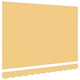 vidaXL Vervangend zonneschermdoek voor 4x3 m Zand Polyester