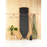 Brabantia Ironing Board C, Strijkplank, Denim Black, 124 x 45 cm