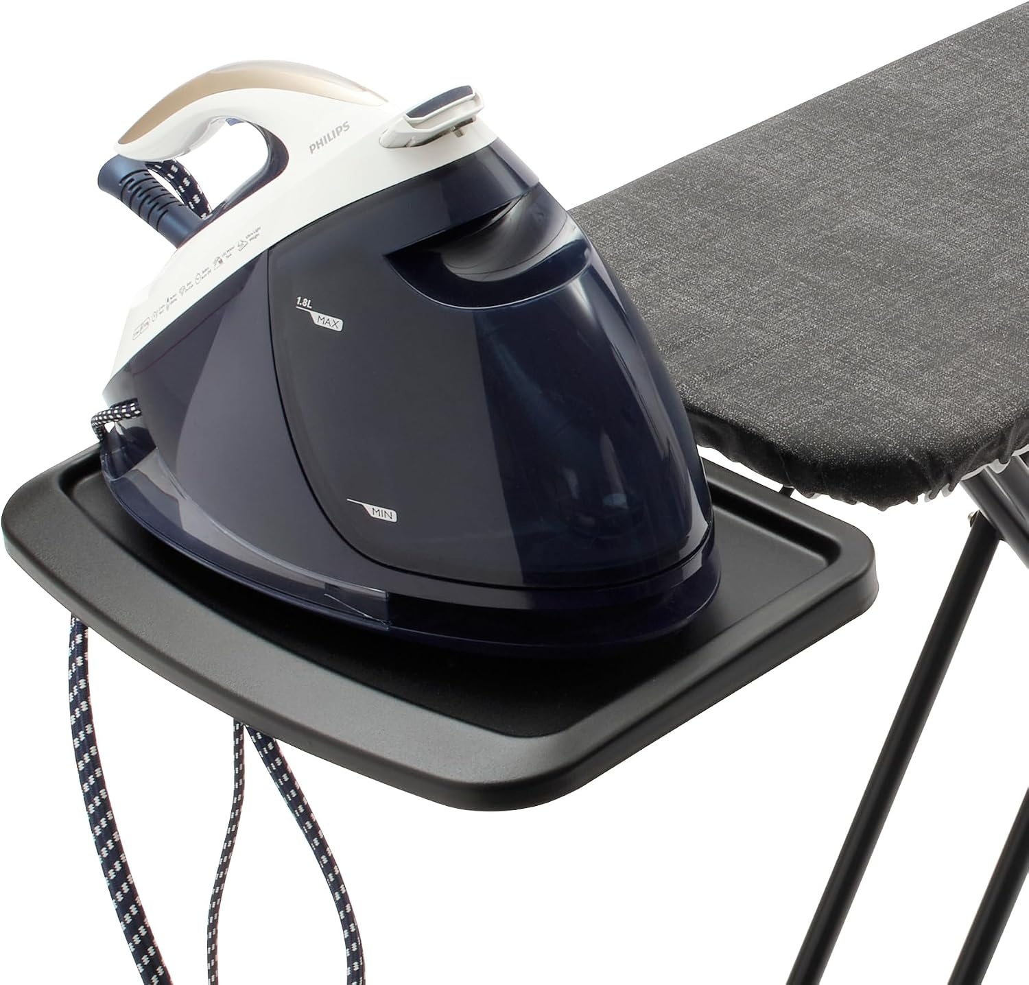 Brabantia Ironing Board C, Strijkplank, Denim Black, 124 x 45 cm