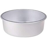 Pentole Agnelli Conische Taartvorm met Rand - Aluminium - 40 cm - Zilver