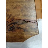 vidaXL Tafelblad met natuurlijke rand 120x40x3,8 cm massief mangohout