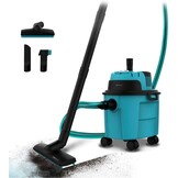 Cecotec Stofzuiger met Snoer voor Droog en Nat - Vaste Stoffen en Vloeistoffen 16L Conga Rockstar Wet & Dry Compact Garden Plus. 1200W, Lichtgewicht, Compact, Dubbele Functie van Zuigen en Blazen, Acc - Maat 16 L