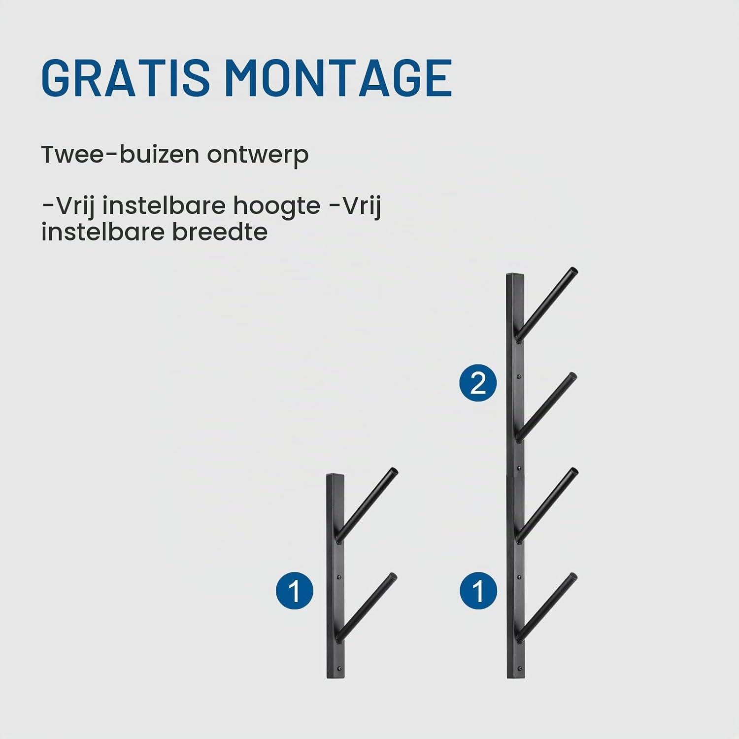 DEYOFA Skateboard Wandrek - 4 Lagen - Zwart - Ruimtebesparend Wandmontage Systeem