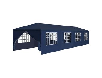 vidaXL Partytent 3x12 m blauw