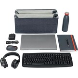 Leitz Hot Desking Werktas en Organizer - Velvet Grijs - 65 x 23 x 4 cm