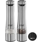 Russell Hobbs Elektrische Peper- en Zoutmolen Set - Geborsteld RVS - 2 stuks