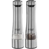 Russell Hobbs Elektrische Peper- en Zoutmolen Set - Geborsteld RVS - 2 stuks