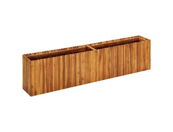 vidaXL Plantenbak verhoogd 200x30x50 cm massief acaciahout